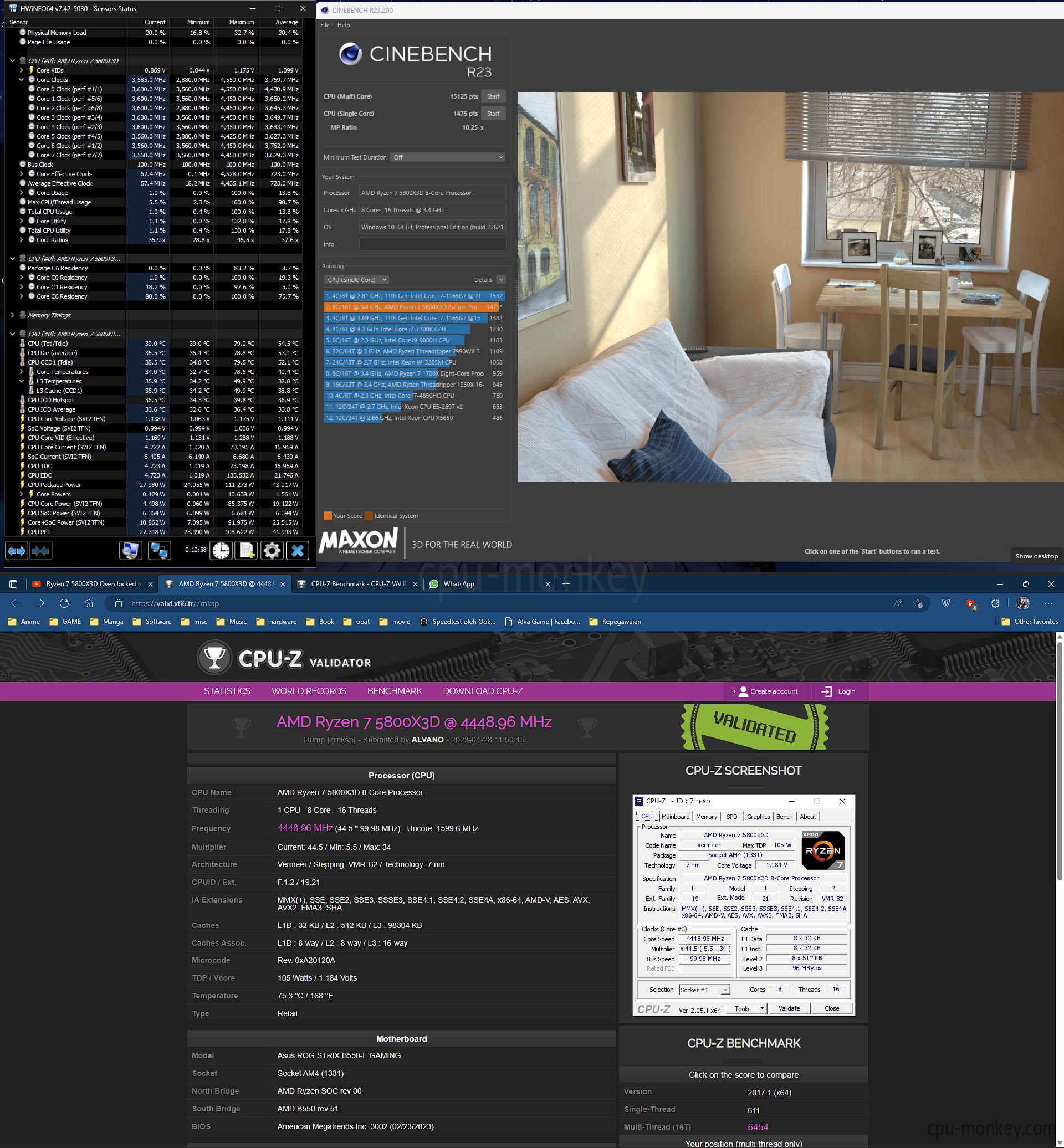 AMD Ryzen 7 5800X3D Benchmark, Test and specs